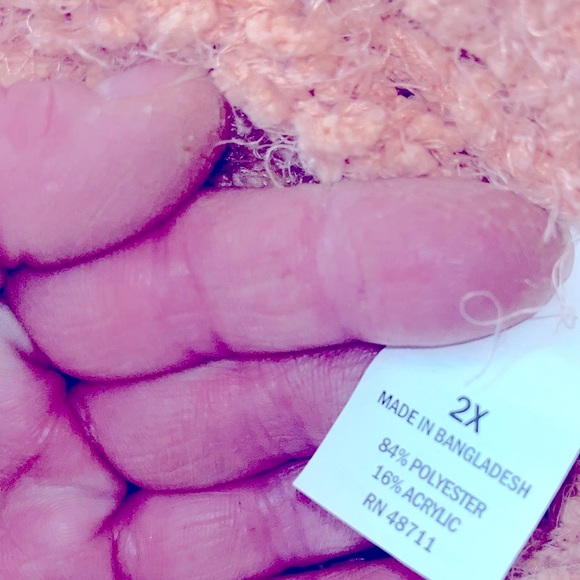 V Neck Plus Sweater - Picture 3 of 6